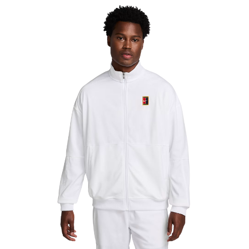 NIKE COURT HERITAGE TENNIS JACKET WHITE MAN