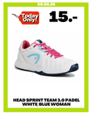 HEAD SPRINT TEAM 3.0 PADEL WHITE/BLUE WOMAN