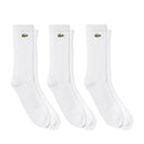 LACOSTE TENNIS CREW SOCKS WHITE (3X)
