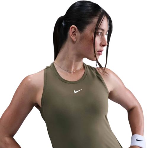 NIKE VICTORY TANK TOP MEDIUM OLIVE WOMAN