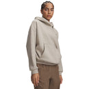 UNDER ARMOUR ICON FLEECE: NEU INTERPRETIERTER KAPUZENPULLOVER TIMBERWOLF-TAUPE DAMEN