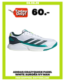 ADIDAS CRAZYQUICK PADEL WHITE/AURORA IVY MAN
