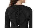 ASICS ROAD SEAMLESS LS TOP PERFORMANCE BLACK/GRAPHITE GREY WOMAN