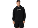 ASICS LOGO FLEECE KAPUZENPULLOVER SCHWARZ HERREN