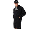 ASICS LOGO FLEECE KAPUZENPULLOVER SCHWARZ HERREN