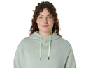 ASICS LOGO OTH HOODIE LICHEN ROCK WOMAN