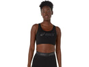 ASICS ESSENTIAL ASICS LOGO PADDED BRA BLACK WOMAN