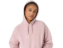 ASICS LOGO FLEECE PULLOVER HOODIE MORGANITE DAMEN