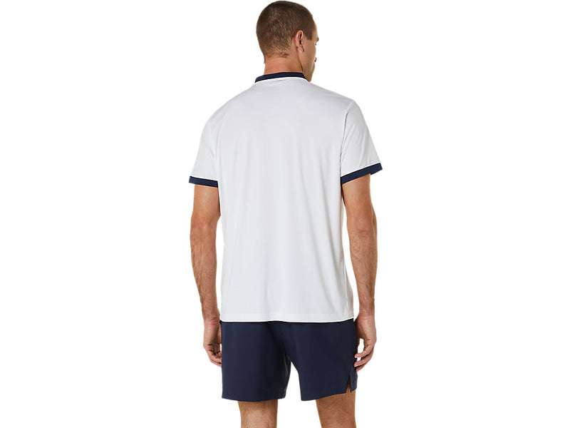 ASICS COURT POLO WHITE/MIDNIGHT MAN