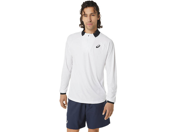 ASICS COURT LS ZIP TOP BRILLIANT WHITE MAN
