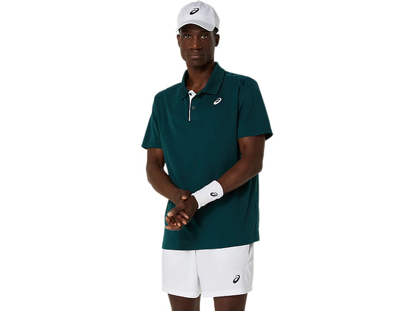 ASICS COURT POLO SAXON GREEN MAN