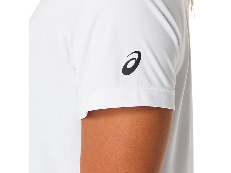 ASICS COURT GRAPHIC TEE BRILLIANT WHITE WOMAN