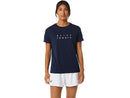 ASICS COURT GRAPHIC TEE MIDNIGHT WOMAN