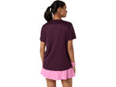 ASICS COURT SS TOP DARK AUBERGINE WOMAN