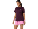 ASICS COURT SS TOP DARK AUBERGINE WOMAN