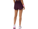 ASICS MATCH LASER CUT SHORT DARK AUBERGINE WOMAN