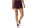 ASICS MATCH LASER CUT SHORT DARK AUBERGINE WOMAN