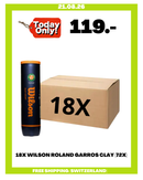 18X WILSON ROLAND GARROS CLAY (72X)