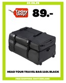 HEAD TOUR TRAVEL BAG 110L BLACK