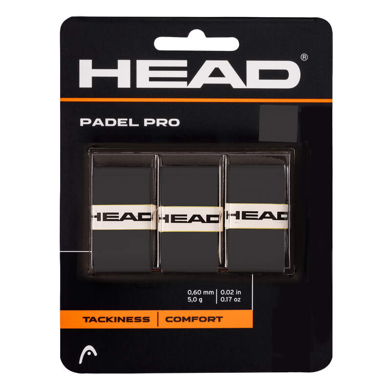 HEAD PADEL PRO OVERGRIP BLACK (3X)