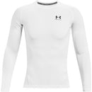 UNDER ARMOUR HEATGEAR LANGARM WEIß HERREN