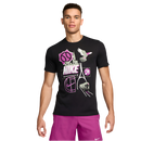 NIKE TENNIS T-SHIRT BLACK MAN