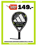 ADIDAS PADEL ADIPOWER CARBON CTRL 3.4 SILVER