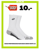 ASICS PERFORMANCE RUN SOCK CREW WHITE (1X)