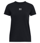UNDER ARMOUR RIVAL CORE SHORT SLEEVE BLACK WOMAN