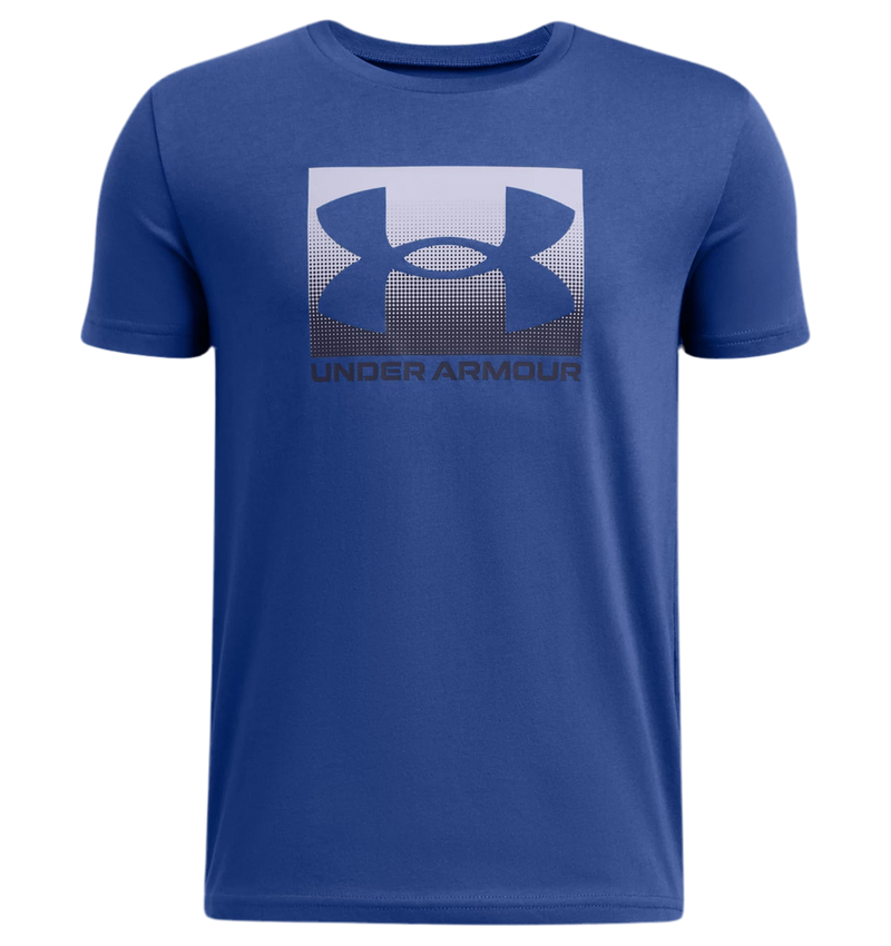 UNDER ARMOUR BOXED SPORTS SHORT SLEEVE BLUE BOY