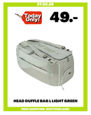 HEAD DUFFLE BAG L LIGHT GREEN