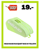 HEAD BASE RACQUET BAG M YELLOW