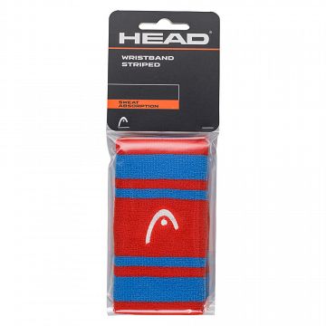 HEAD JUMBO WRISTBAND STRIPED HIBISCUS/ORANGE ALERT (2X)