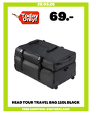 HEAD TOUR TRAVEL BAG 110L BLACK