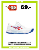 ASICS GEL-CHALLENGER 14 AC WHITE/CHERRY TOMATO MAN