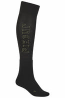 PIKEUR KNIESTRÜMPFE WOLLE SPORTS SCHWARZ