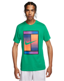NIKE COURT DRI-FIT TENNIS T-SHIRT GREEN MAN