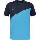 BABOLAT DRIVE CREW NECK TEE BLUE MAN