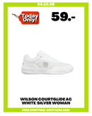WILSON COURTGLIDE AC WHITE/SILVER WOMAN
