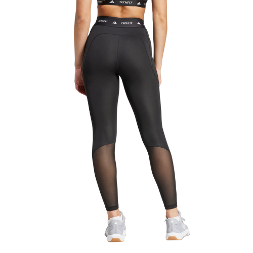 ADIDAS TECHFIT STASH POCKET FULL-LENGTH LEGGINGS BLACK WOMAN