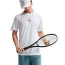 NIKE COURT DRI-FIT TENNIS-T-SHIRT WEISS HERREN