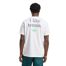 ADIDAS TENNIS GRAPHIC TEE WHITE MAN