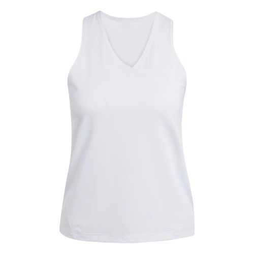 ADIDAS CLUB 25 TENNIS TANK V-NECK WHITE WOMAN