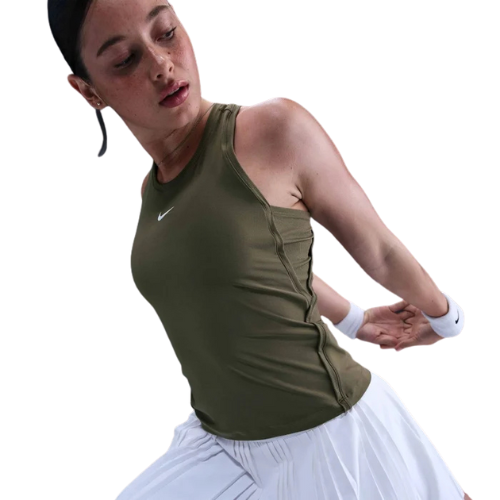NIKE VICTORY TANK TOP MEDIUM OLIVE WOMAN