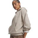 UNDER ARMOUR ICON FLEECE: NEU INTERPRETIERTER KAPUZENPULLOVER TIMBERWOLF-TAUPE DAMEN