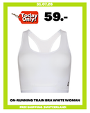 ON-RUNNING TRAIN BRA WHITE WOMAN