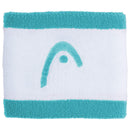 HEAD WRISTBAND STRIPED TURQUOISE/WHITE (2X)