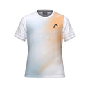 HEAD TIE-BREAK II T-SHIRT PRINT APRICOT/PRINT GIRL