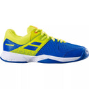 BABOLAT PULSION INDOOR BLAU/FLUO AERO JUNIOR