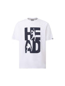 HEAD VISION T-SHIRT PADEL WEISS HERREN